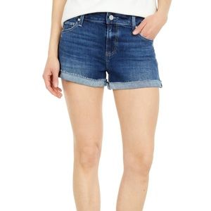Paige Denim Mid-Rise Denim Shorts